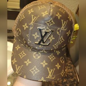 Louis Vuitton Monogrammed Brown and Gold Hat NO OFFERS